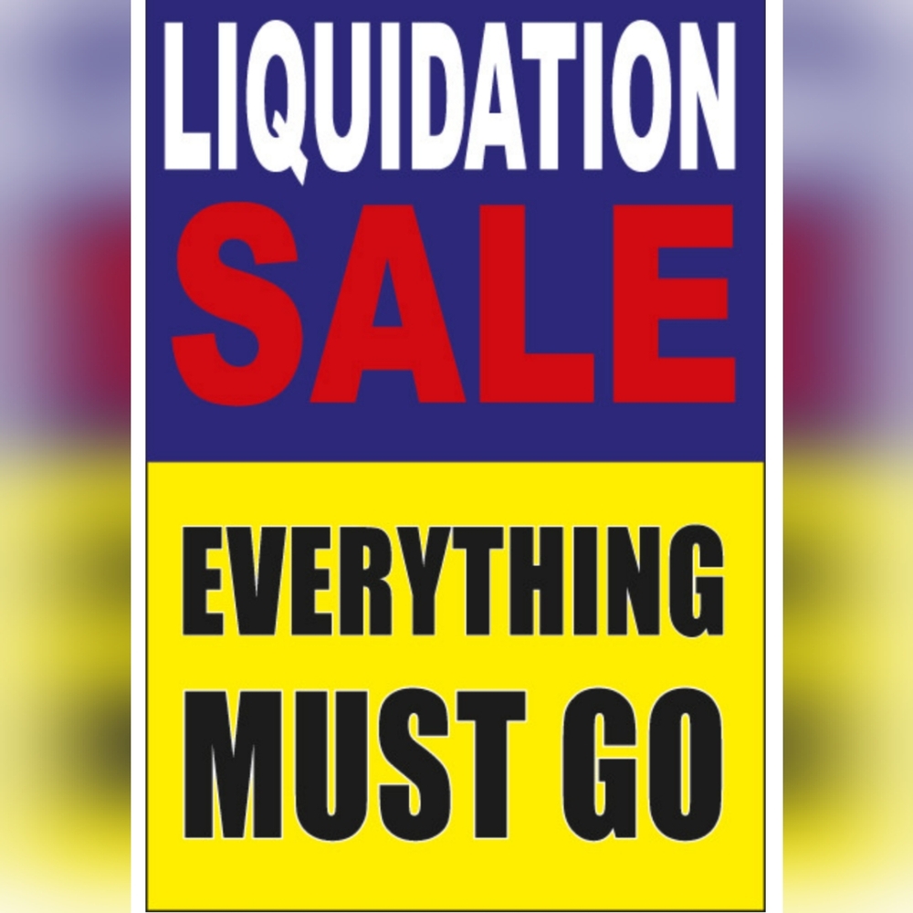 Everything must go